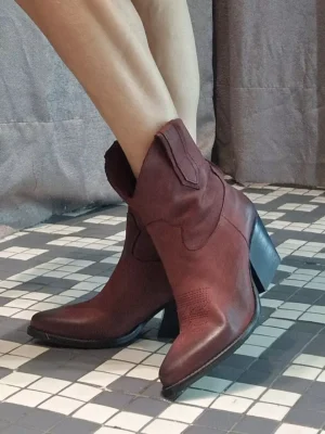 Bota tejana burdeos KALI SHOES