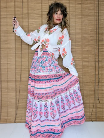 Falda Larga Estampada