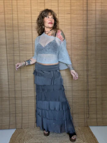 Falda Boho Volantes