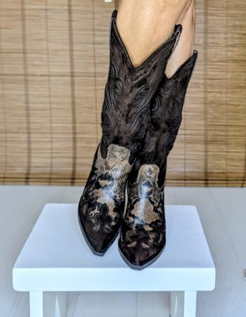 Botas cowboy Marrón
