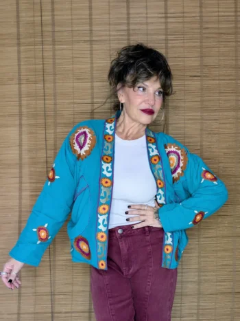 chaqueta Celeste Piticuiti