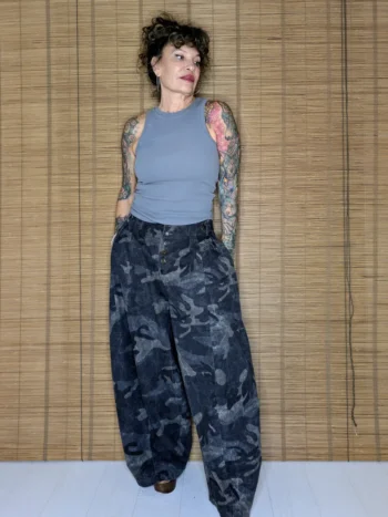 Pantalón balloon camuflaje