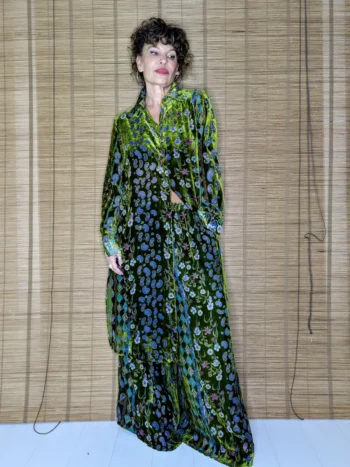 Conjunto terciopelo palazzo